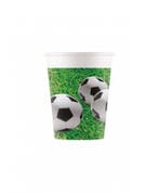 Bekers Voetbal 200ml 8st, Verzenden, Nieuw