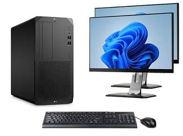 ACTIE: HP Z2 G5 Workstation TWR i7 10e Gen incl. 2 Monitoren, Ophalen of Verzenden