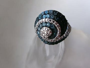 Zilver - Ring - Art Nouveau-stijl