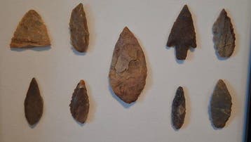 préhistoire silex Tête de flèche - 120 mm (Sans prix de