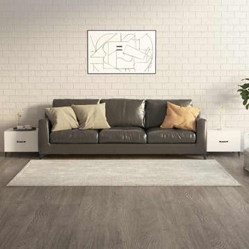 vidaXL Salontafels 2 st met metalen poten 50x50x40 cm, Verzenden, Nieuw