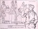 De arbeiderspers spreekt de media toe op spotprent (Lithos), Verzenden