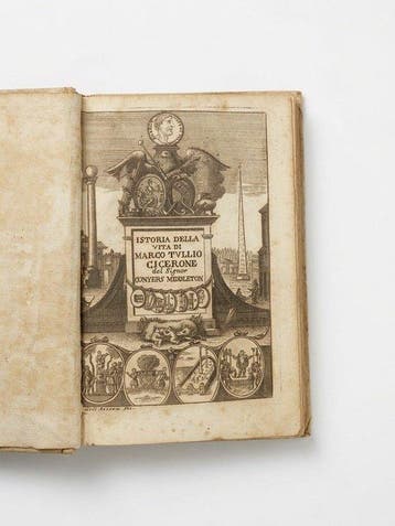C. Middleton - Storia della vita di M. Tullio Cicerone -