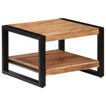vidaXL Salontafel 60x60x40 cm massief acaciahout, Verzenden, Nieuw