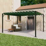 vidaXL Gazebo met louvrezend dak Groen 3 x 4 x 2,14 m, Verzenden, Nieuw