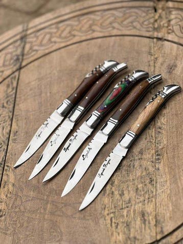 Keukenmes - Kitchen knife set - Laguiole Bougna Met Bee