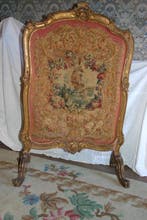 Accessoire de cheminée - Bois doré - Parafuoco