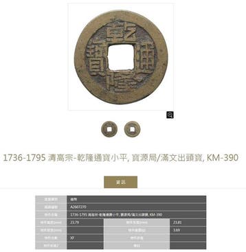 China, Qing-dynastie Qian Long (1735-1796). 1 Cash 1736-1795