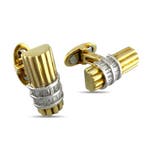Boutons de manchette - 18 carats Or jaune, Boutons de