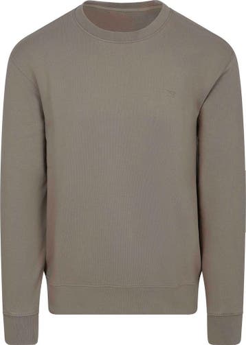 Levis Sweater Logo Taupe maat Maat 46 (S) of kleiner Heren, Levi's, Verzenden, Nieuw, Grijs