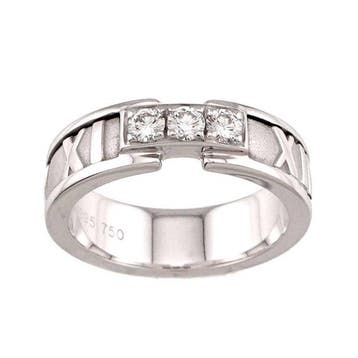 Tiffany & Co. - Bague - 18 carats Or blanc, Bijoux, Sacs & Beauté, Bagues