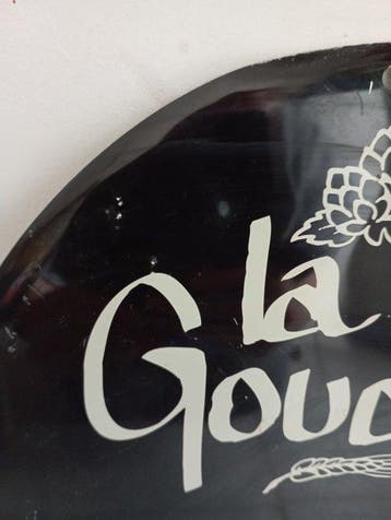 Reclameplaat voor Goudale bier - Bière goudale - Plaque -