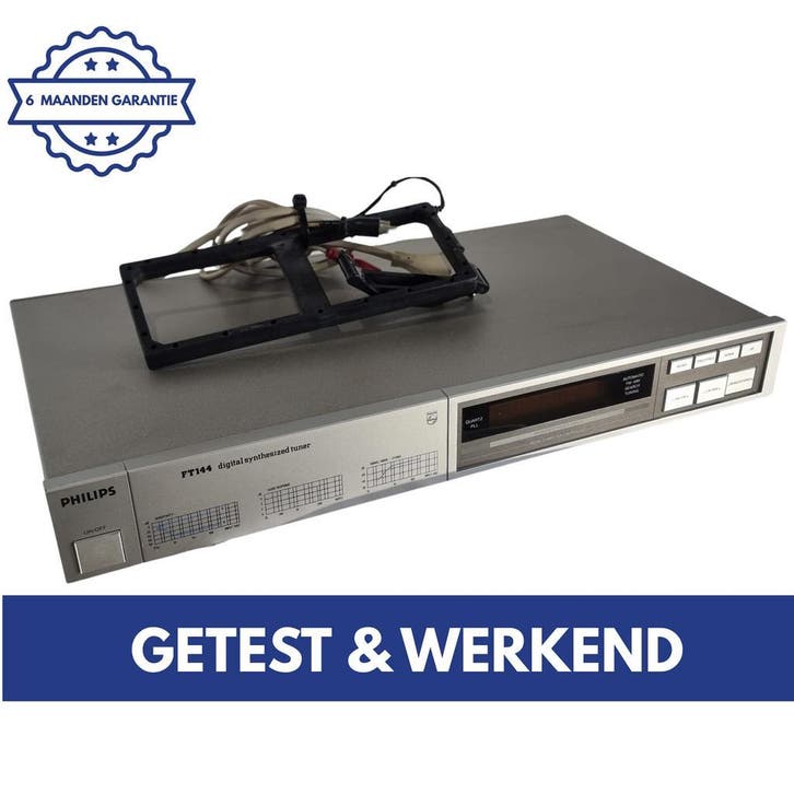 Philips FT144 | Tuner | Radio | Philips Tuner | Werkend, Audio, Tv en Foto, Tuners, Analoog, Gebruikt, Verzenden
