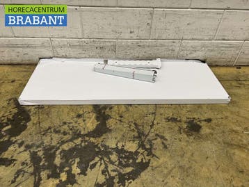 Etagère murale en acier inoxydable 120 x 40 cm Horeca, Verzenden