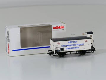 Schaal H0 Märklin 4892 Bierwagen met Remhuisje FÜRSTLICH, Gebruikt, Overige typen, Ophalen of Verzenden, Analoog