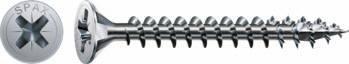 Spax spaanplaatschroef verzinkt staal 6.0 x 70 mm - 100 stuk, Verzenden, Nieuw