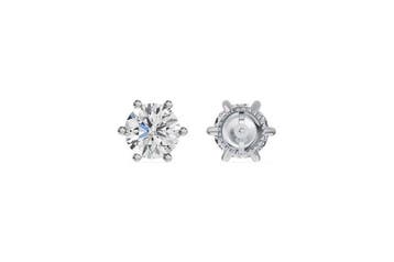 Oorbellen - 14 karaat Witgoud - 3.04ct. tw. Diamant, Nieuw