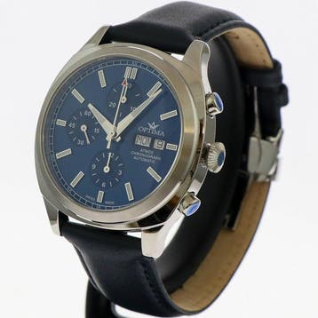 Optima - ATMOS Valjoux automatic - OSAC449-SL-9 - Sans prix, Bijoux, Sacs & Beauté