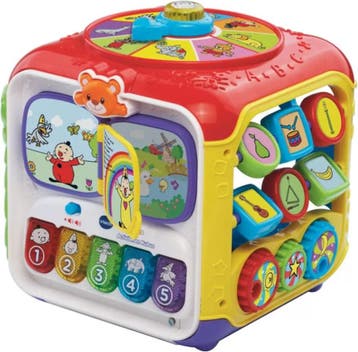 VTech Baby Bumba Activiteitenkubus - Educatief Babyspeelgoed, Verzenden, Zo goed als nieuw
