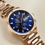 Oblvlo - Automatic - CALENDAR - Gold - Sapphire - Rare 1850, Bijoux, Sacs & Beauté, Montres | Hommes