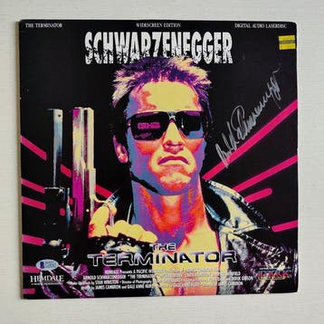 The Terminator (1984) – Arnold Schwarzenegger – Signed, Nieuw