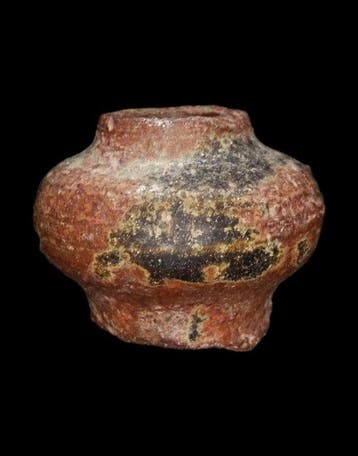 Oud-Khmer - Vaas met bruin glazuur - Sukhothai-periode