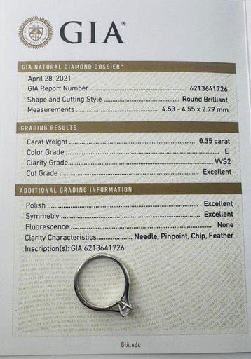 Cartier - Bague Platine - 0.35ct. tw. Diamant (Naturelle), Nieuw
