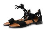 Omoda Sandalen in maat 39 Zwart, Verzenden, Zwart, Omoda, Sandalen of Muiltjes