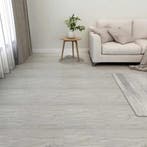 vidaXL Vloerplanken 5,11 m² 55 pcs PVC Grijs en Hout, Doe-het-zelf en Bouw, Verzenden, Nieuw
