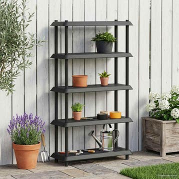 vidaXL Plankenunit 5-laags 100 x 40 x 177 cm PP, Verzenden