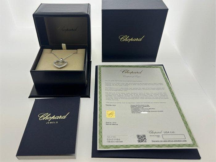 Chopard - Ketting met hanger - Happy Diamonds - 18 karaat, Bijoux, Sacs & Beauté, Bijoux anciens