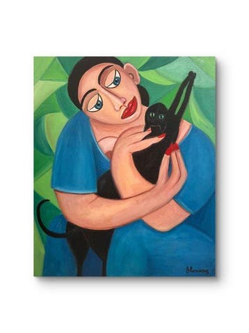 Olena Blinnikova (XX-XXI) - Cat Woman - No Reserve