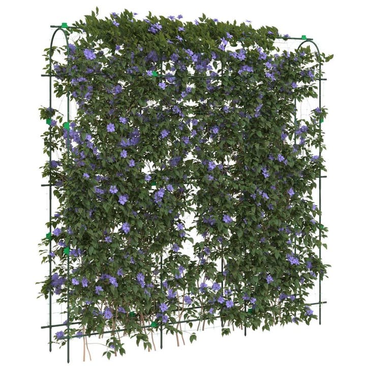 vidaXL Plantenklimrekken 3 st U-frame staal, Tuin en Terras, Bloembakken en Plantenbakken, Nieuw, Verzenden
