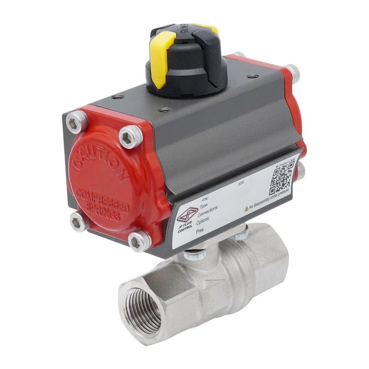 Vanne À Bille Pneumatique G1 Laiton Ouverture Par Ressort, Doe-het-zelf en Bouw, Gereedschap | Overige machines, Verzenden