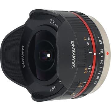 Samyang 7,5mm F/3.5 MFT noir | Occasion, Audio, Tv en Foto, Foto | Lenzen en Objectieven, Ophalen of Verzenden, Nieuw