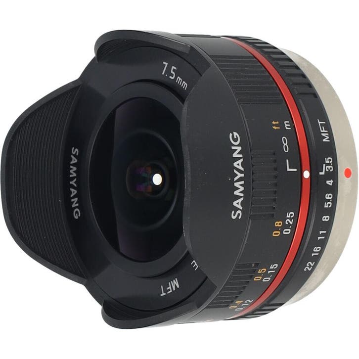 Samyang 7,5mm F/3.5 MFT noir | Occasion, Audio, Tv en Foto, Foto | Lenzen en Objectieven, Ophalen of Verzenden