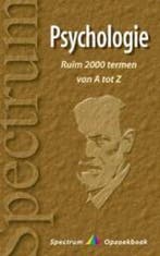 Psychologie van A tot Z / Spectrum opzoekboek 9789027461728, Verzenden, A. Bergsma