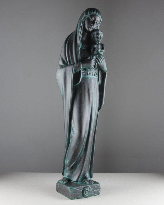 Trefoloni - Beeld, Madonna and Child - 53 cm - Gips, Antiek en Kunst, Kunst | Niet-Westerse kunst