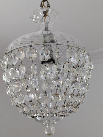 boemia - Plafondlamp - Kristal - Boheemse luchtballon, Antiquités & Art