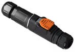 Complete set connector rechte snelkoppeling IP67 waterdicht, Verzenden