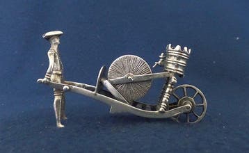 Amsterdam - Arnoldus van Geffen - Schaar - .940 zilver -
