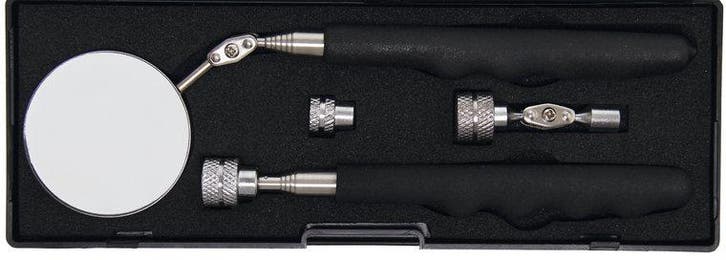 Bgs Technic Magnetische Pick-Up Tool en Inspectie Spiegel Se, Auto diversen, Autogereedschap, Verzenden