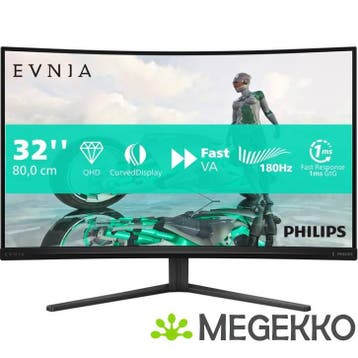 Philips Evnia 32M2C3500L/00 32  Quad HD 180Hz Curved VA, Verzenden