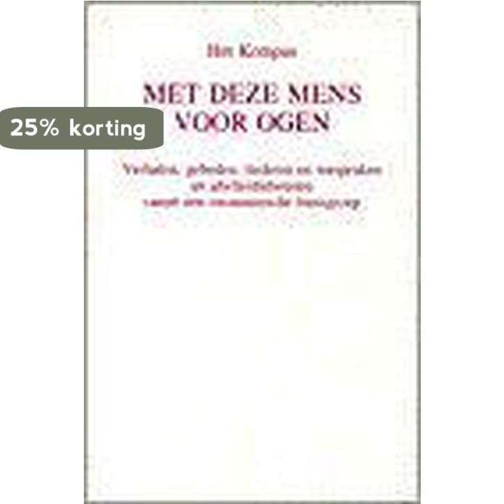 MET DEZE MENS VOOR OGEN 9789030409328 KOMPAS, Livres, Religion & Théologie, Envoi
