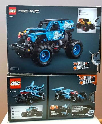 Lego - 42134, 42118 - Lego Technic - SUPER ZESTAW - Monster, Nieuw