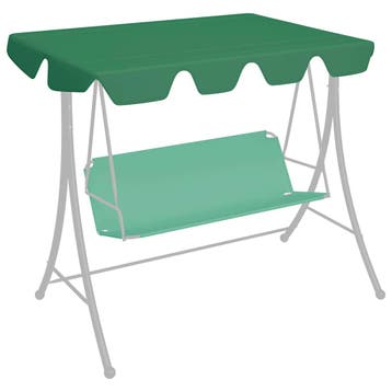 vidaXL Vervangingsluifel voor schommelbank 150/130x105/70 cm, Verzenden
