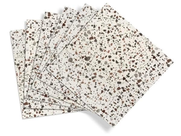 Veiling - d-c-fix zelfklevende vloertegels - Terrazzo (30,5, Bricolage & Construction, Dalles & Carrelages
