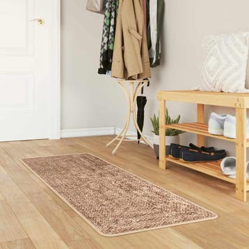 vidaXL Tapijt Runner MARSA Geel 50 x 100 cm Polyester en PVC, Verzenden, Nieuw