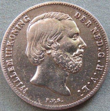 Nederland. Willem III. 1/2 Gulden 1858 (Zonder minimumprijs)