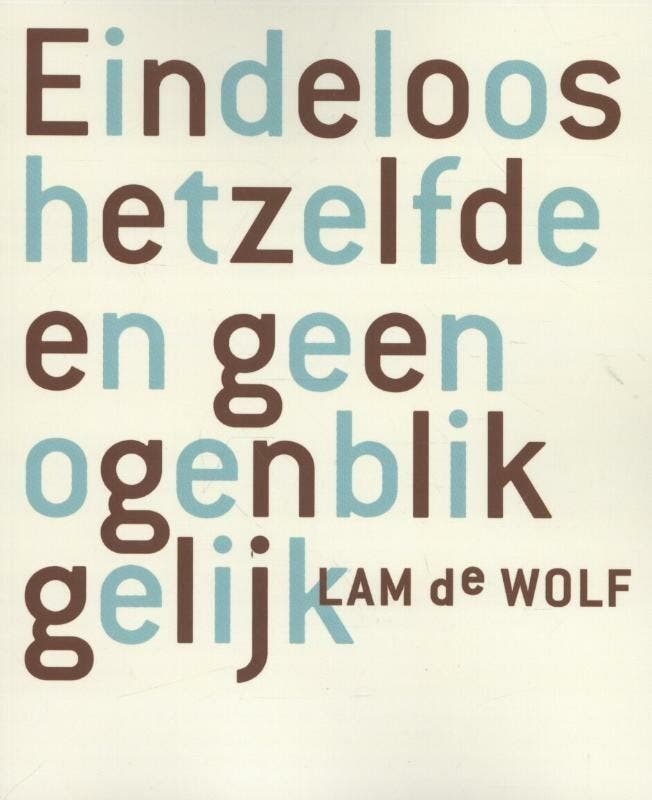 Eindeloos hetzelfde en geen ogenblik gelijk 9789491738197, Livres, Art & Culture | Arts plastiques, Envoi